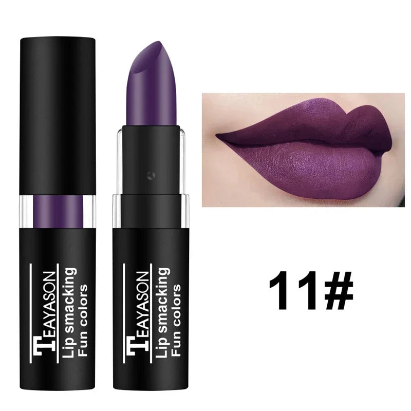 Clay Nude Lip Primer Concealer Velvet Matte White Black Halloween Retro Lipstick Waterproof Lasting Lip Stain Makeup for Women
