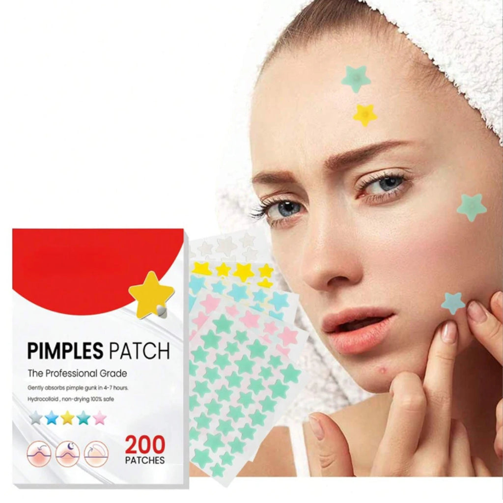 200/600/1000 PCS of Acne Stickers Holiday Party Stickers Star Decoration Stickers Halloween Acne Patch