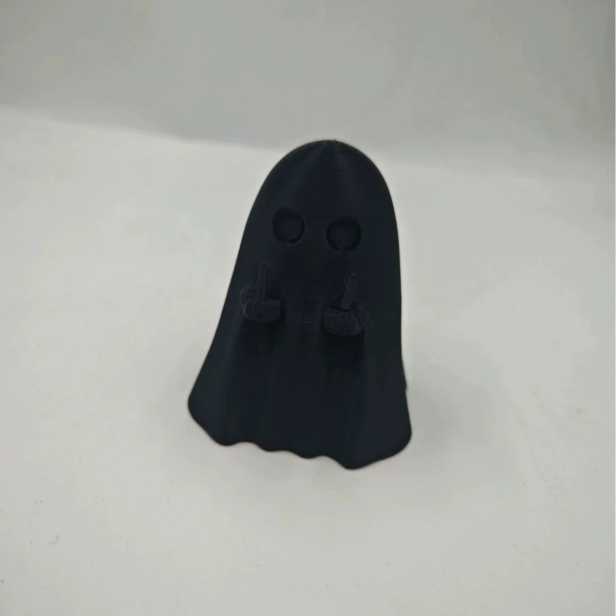 1 PCSCute Ghost Resin Statue With Middle Finger Spooky Halloween Decor For Shelf Mantel Coffee Table Display Home Party Ornament