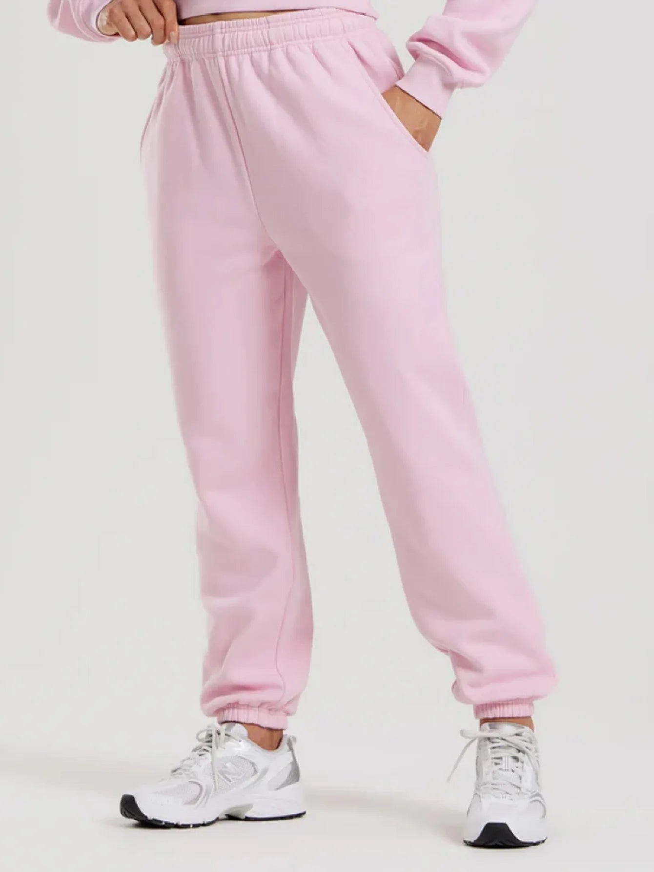 Women's Casual Sport Pants, Pure Color Drawstring Waist, Fall Winter Leisure, Halloween Christmas New Year