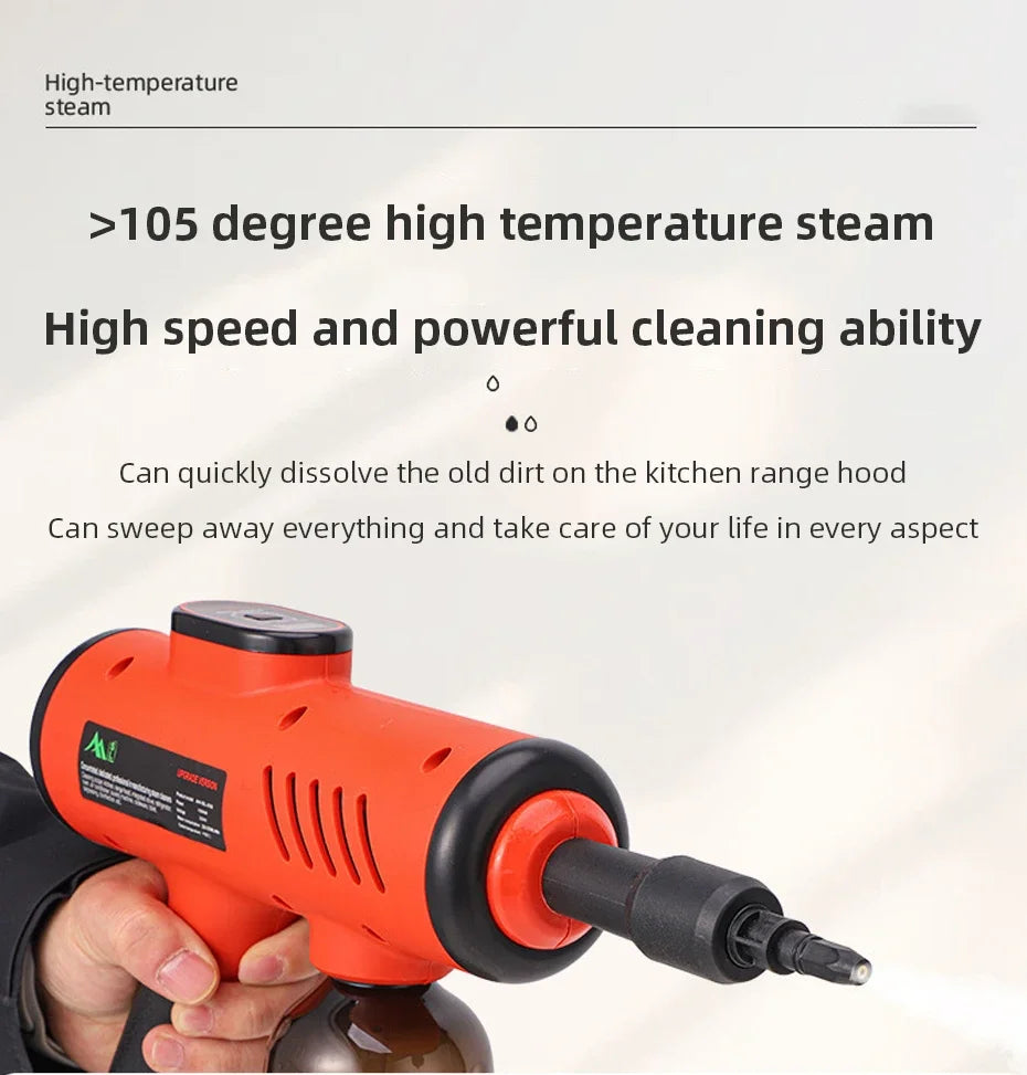 Multi-functional Handheld Steam Cleaner 3Bar High Pressure 3-Speed 1200W Portable Steam Clean Machine for Home Kitchen Clothes