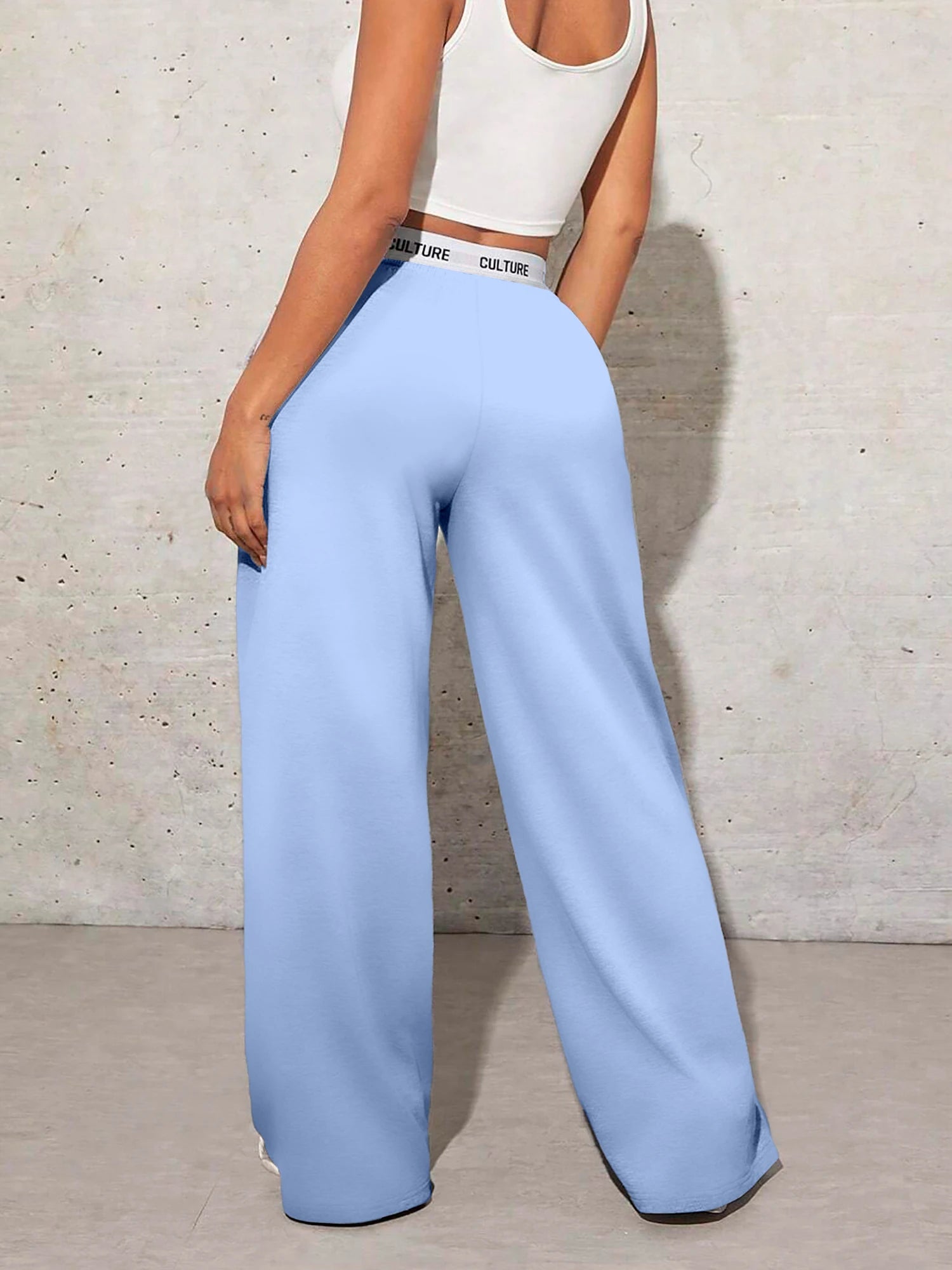 Autumn Women's Pants Halloween Cartoon Print Casual Loose Women's Wide Leg Pants Webbing Fashion Female Clothing