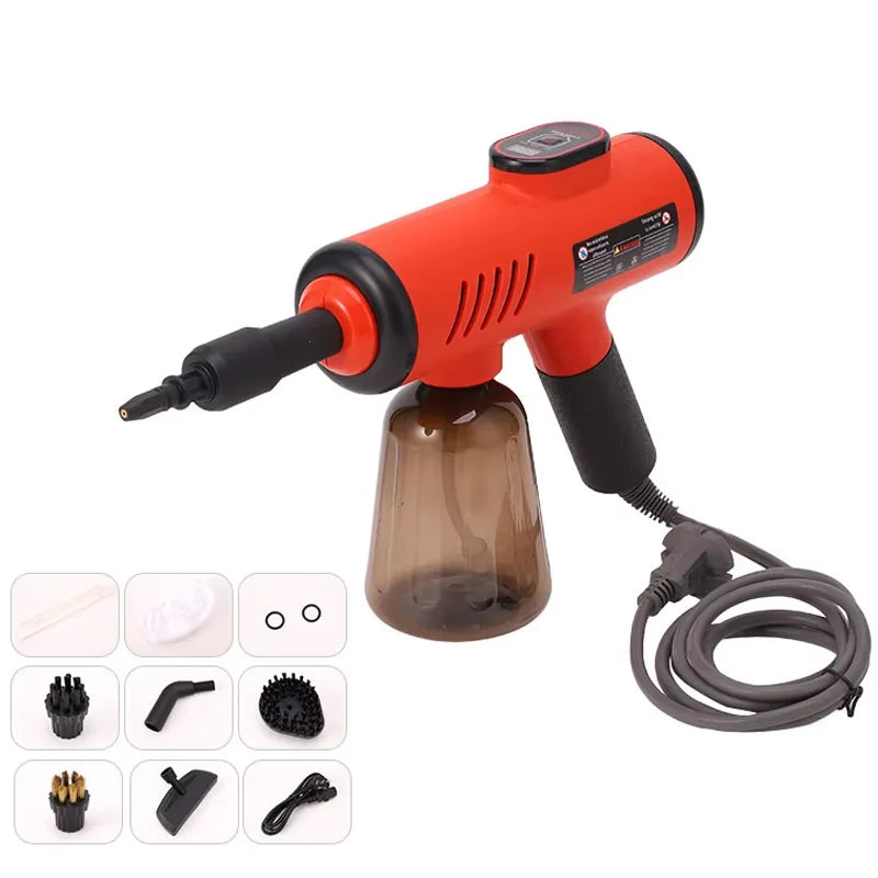 Multi-functional Handheld Steam Cleaner 3Bar High Pressure 3-Speed 1200W Portable Steam Clean Machine for Home Kitchen Clothes