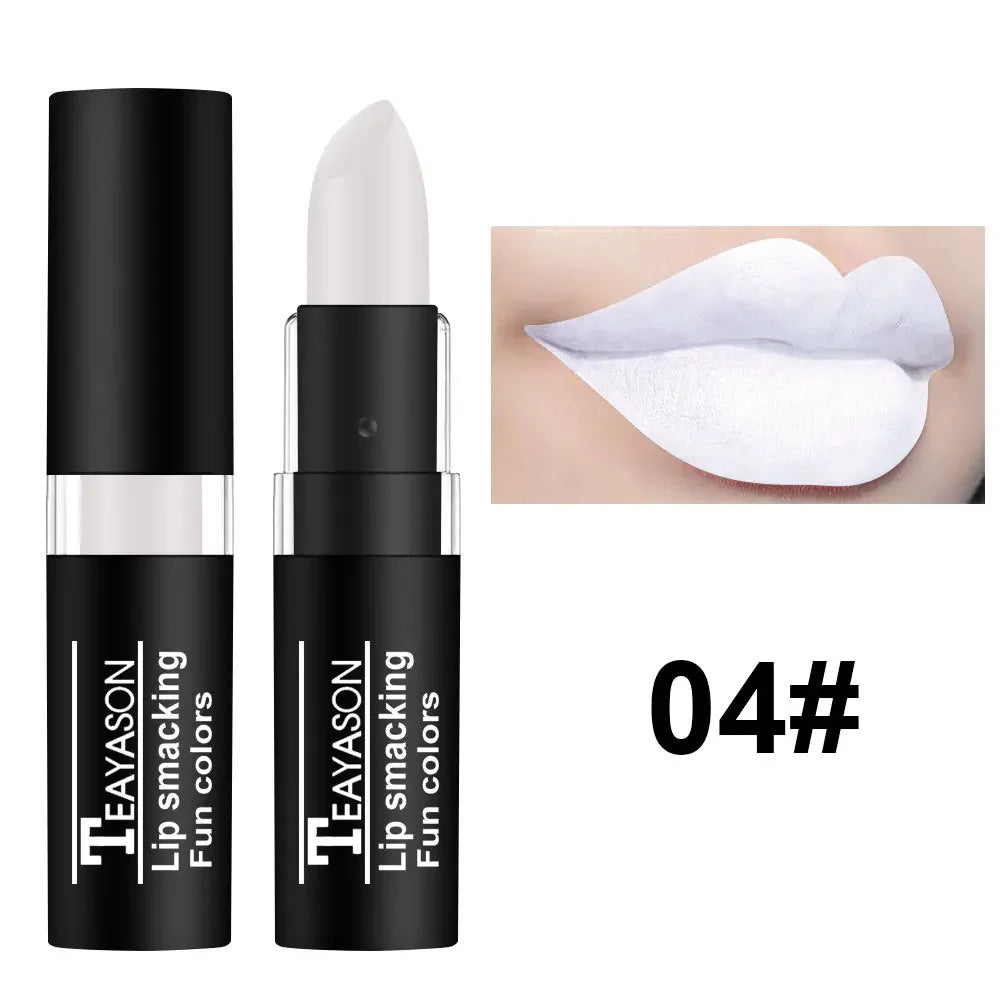 Clay Nude Lip Primer Concealer Velvet Matte White Black Halloween Retro Lipstick Waterproof Lasting Lip Stain Makeup for Women