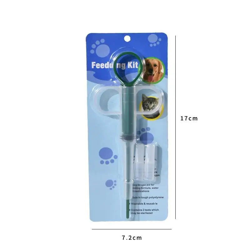 Pet Pill Dispenser  With Soft Tip, Cat Dog Medicine Dispenser Shooter With Ergonomic Plunger, Small Animal Feeding Tool