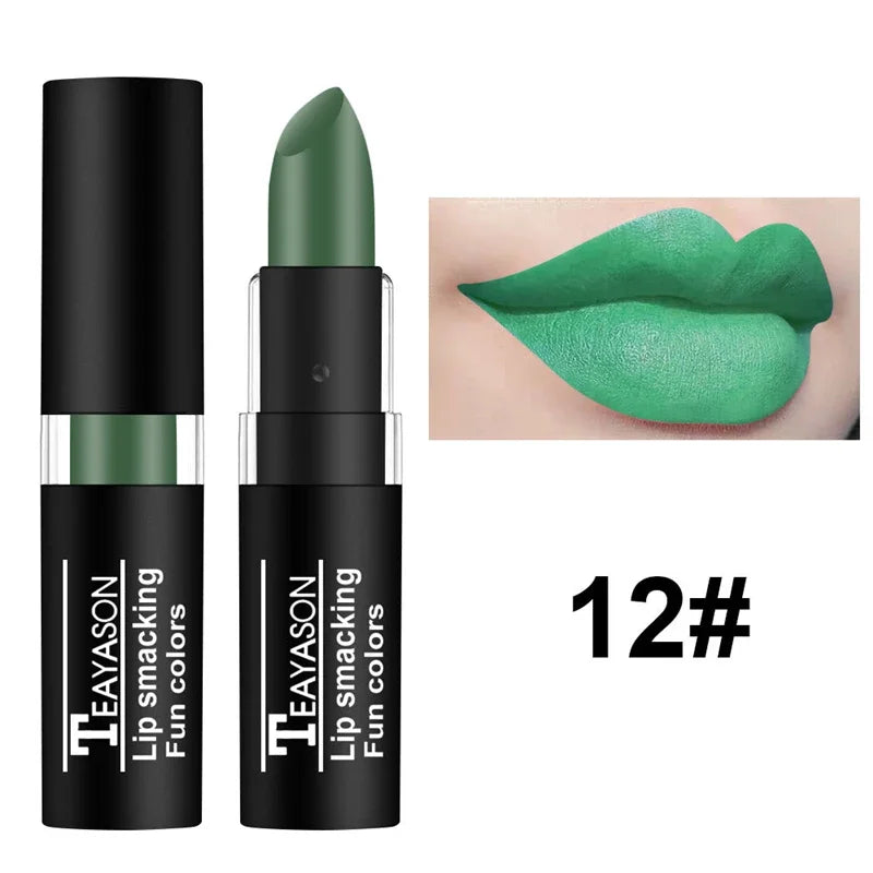 Clay Nude Lip Primer Concealer Velvet Matte White Black Halloween Retro Lipstick Waterproof Lasting Lip Stain Makeup for Women