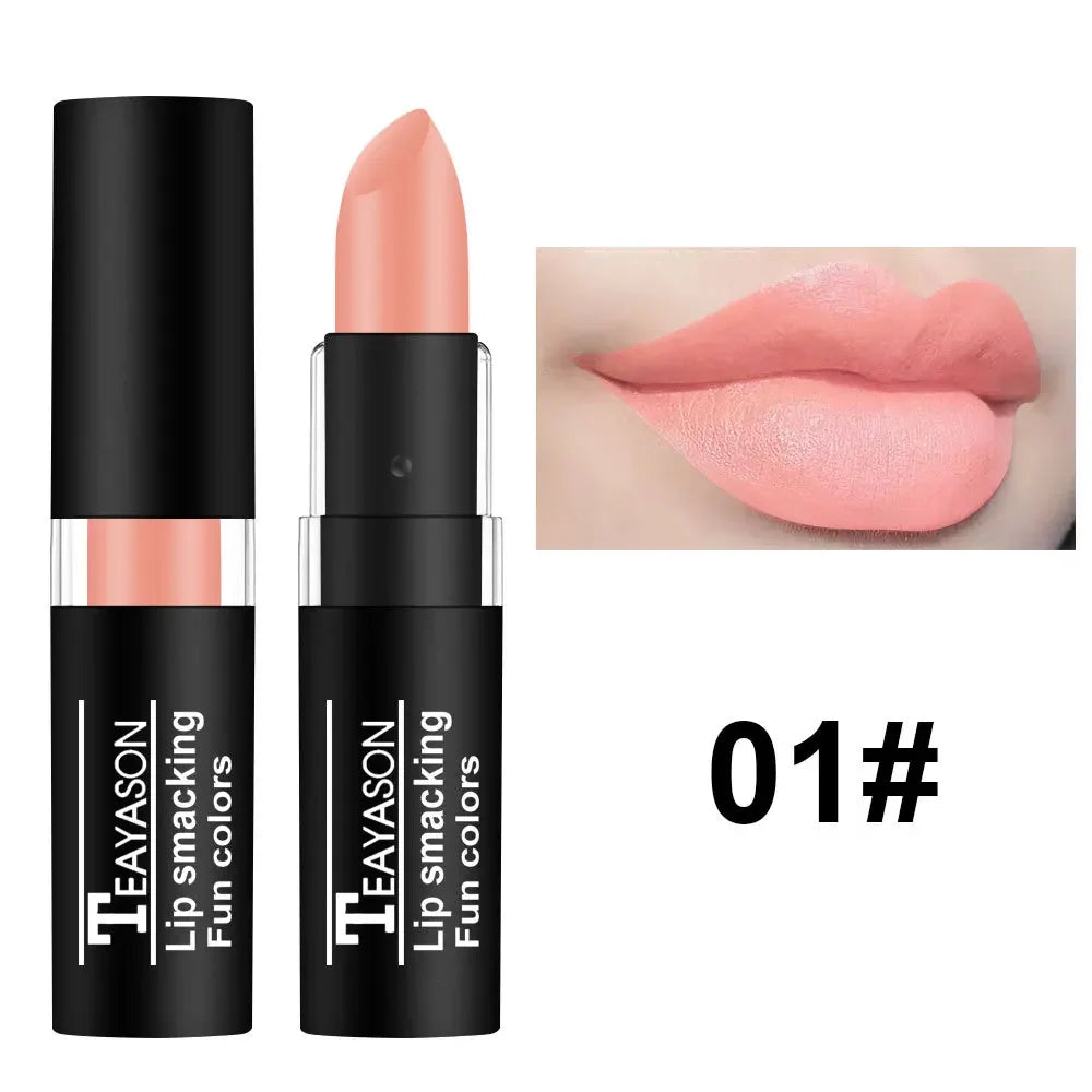 Clay Nude Lip Primer Concealer Velvet Matte White Black Halloween Retro Lipstick Waterproof Lasting Lip Stain Makeup for Women